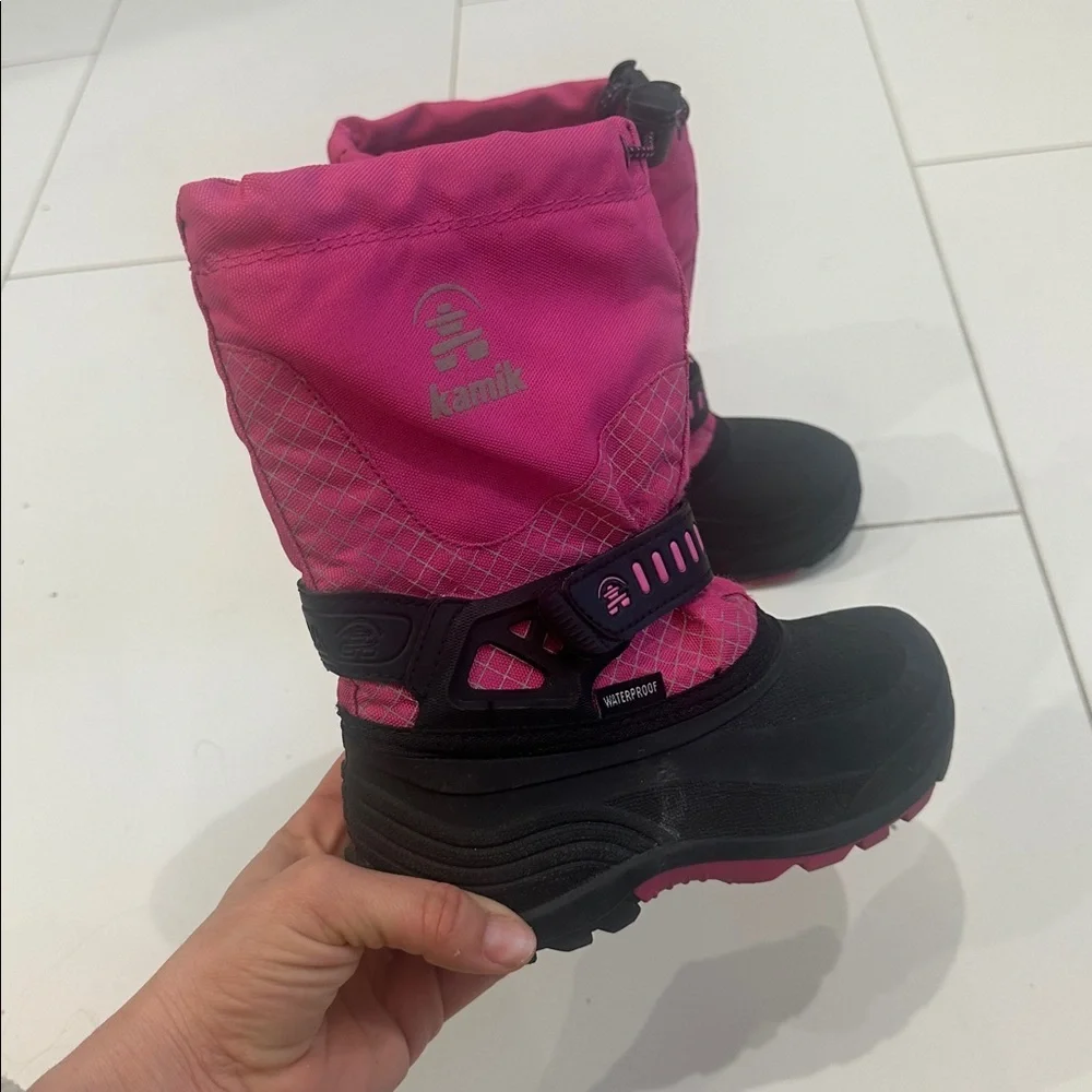 Kamik kids fuchsia